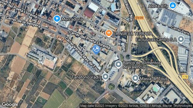 Ubicación de la subastas Subasta de local comercial en LA POBLA DE VALLBONA