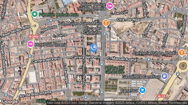 Ubicación de la subastas Subasta de vivienda en ALMERIA