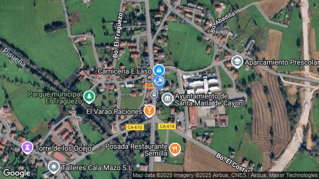 Ubicación de la subastas Subasta de finca rústica en SANTA MARIA DE CAYON