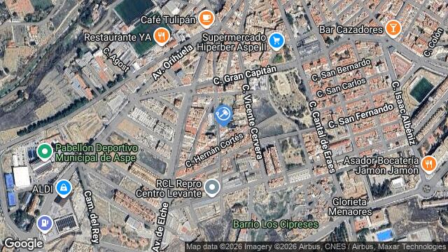 Ubicación de la subastas Subasta de vivienda en ASPE