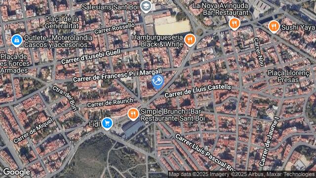 Ubicación de la subastas Subasta de garaje en SANT BOI DE LLOBREGAT