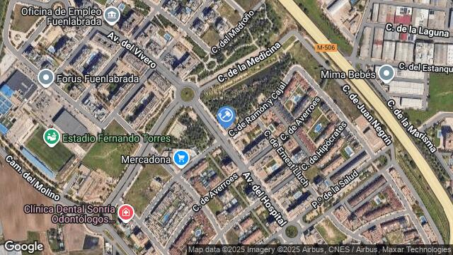 Ubicación de la subastas Subasta de garaje en FUENLABRADA