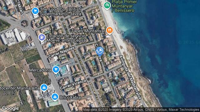 Ubicación de la subastas Subasta de garaje en JÁVEA