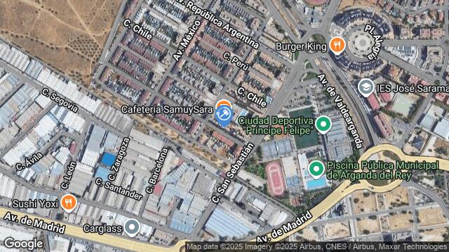 Ubicación de la subastas Subasta de garaje en ARGANDA