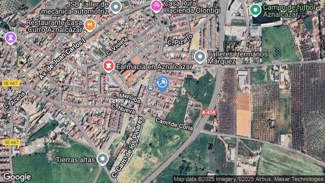 Ubicación de la subastas Subasta de vivienda en AZNALCAZAR