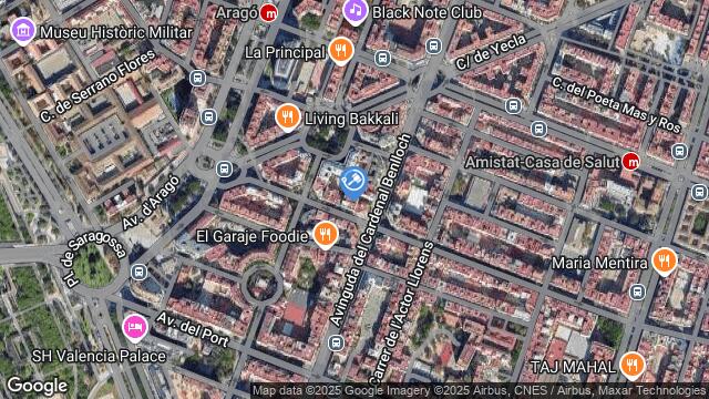 Ubicación de la subastas Subasta de cl vicente sancho tello ( valÈncia) en VALÈNCIA