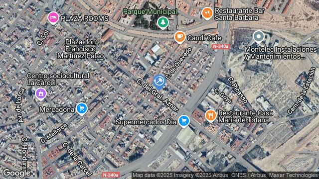 Ubicación de la subastas Subasta de garaje en Totana