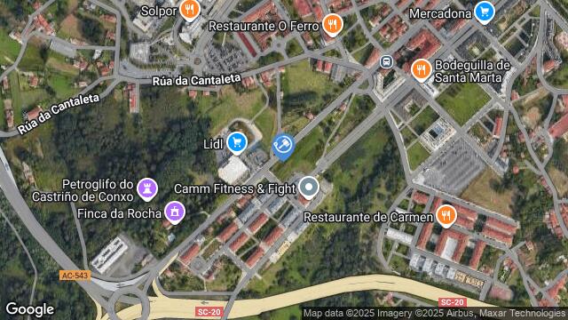 Ubicación de la subastas Subasta de local comercial en SANTIAGO DE COMPOSTELA