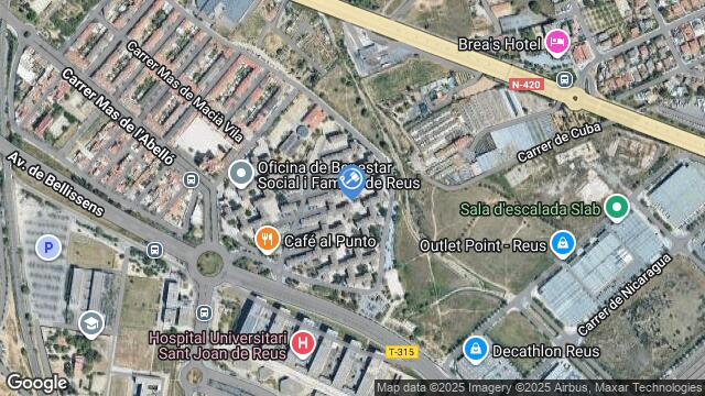 Ubicación de la subastas Subasta de vivienda en REUS