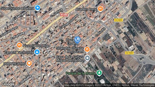 Ubicación de la subastas Subasta de vivienda en Orihuela