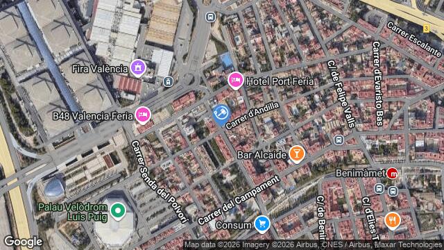Ubicación de la subastas Subasta de local comercial en BENIMAMET