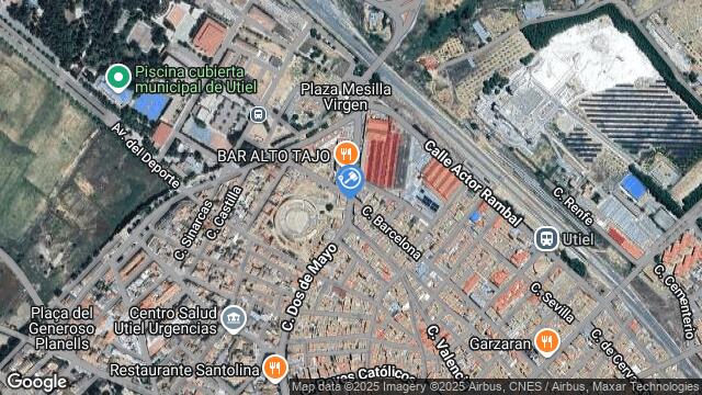 Ubicación de la subastas Subasta de paraje carretera remedio  ( utiel - utiel) en UTIEL