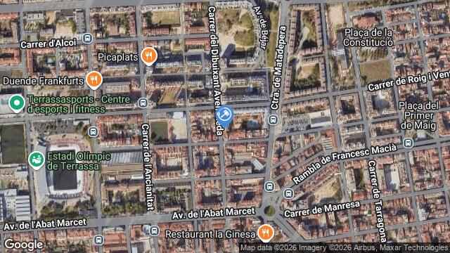 Ubicación de la subastas Subasta de cl dibuixant avellaneda ( terrassa) en TERRASSA