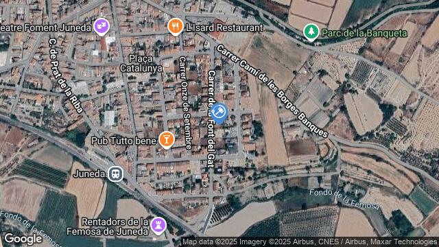 Ubicación de la subastas Subasta de solar en JUNEDA