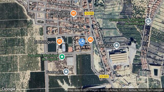 Ubicación de la subastas Subasta de vivienda en ALGORFA