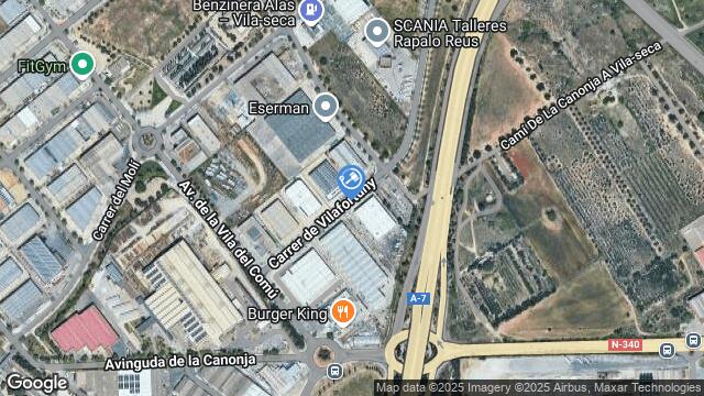 Ubicación de la subastas Subasta de nave industrial en VILA-SECA