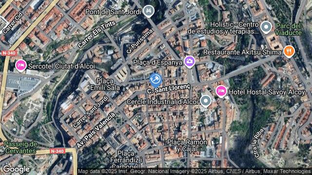 Ubicación de la subastas Subasta de vivienda en ALCOI-ALCOY