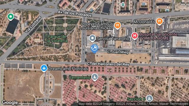 Ubicación de la subastas Subasta de solar en MADRID