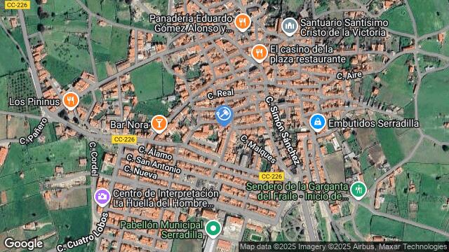 Ubicación de la subastas Subasta de la gamera  ( serradilla - caceres) en CACERES