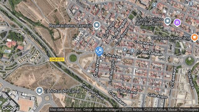 Ubicación de la subastas Subasta de cl venus ( zaragoza) en ZARAGOZA