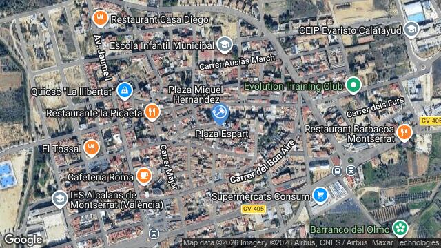 Ubicación de la subastas Subasta de rÚstica  ( montserrat - valencia) en VALENCIA