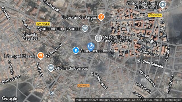 Ubicación de la subastas Subasta de local comercial en BARGAS