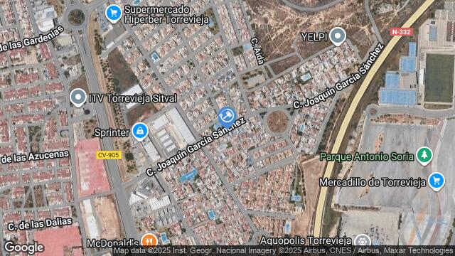 Ubicación de la subastas Subasta de vivienda en Torrevieja