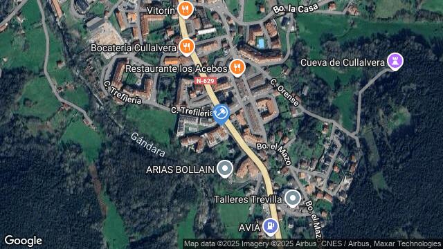 Ubicación de la subastas Subasta de garaje en RAMALES DE LA VICTORIA