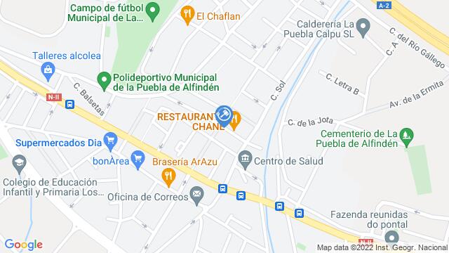 Ubicación de la subastas Subasta de otros en la Puebla de Alfindén