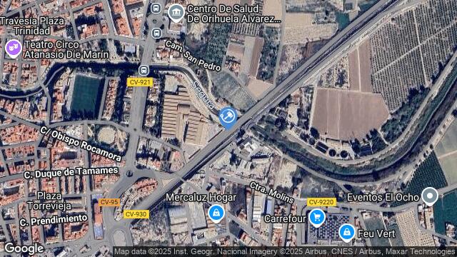 Ubicación de la subastas Subasta de garaje en ORIHUELA