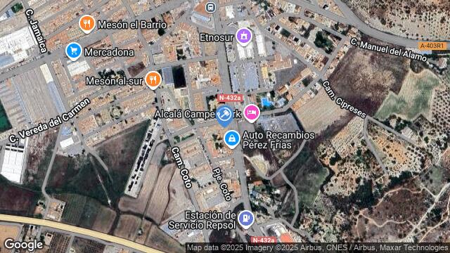 Ubicación de la subastas Subasta de garaje en ALCALA LA REAL