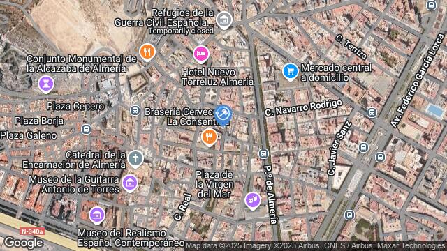 Ubicación de la subastas Subasta de local comercial en ALMERIA