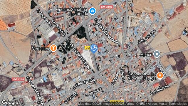 Ubicación de la subastas Subasta de nave industrial en VILLAMAYOR DE SANTIAGO