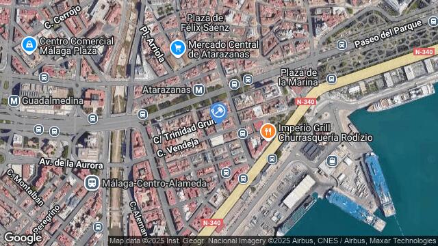 Ubicación de la subastas Subasta de local comercial en MALAGA
