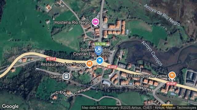Ubicación de la subastas Subasta de garaje en GAMA (BARCENA DE CICERO)