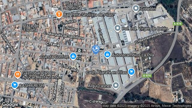 Ubicación de la subastas Subasta de vivienda en PILAS