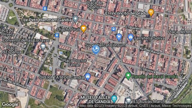 Ubicación de la subastas Subasta de vivienda en GANDIA