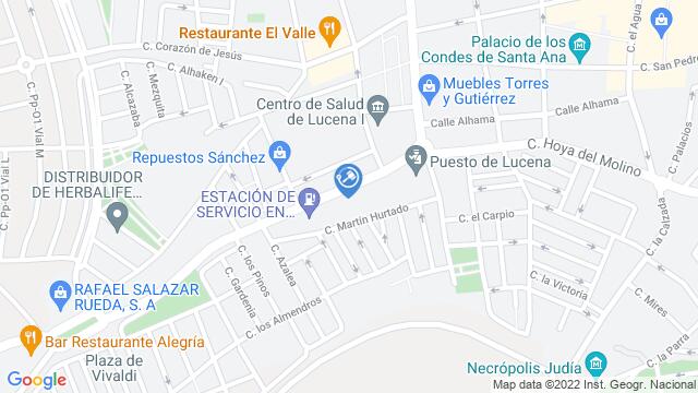 Ubicación de la subastas Subasta de garaje en LUCENA