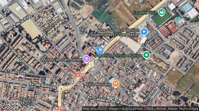 Ubicación de la subastas Subasta de local comercial en San Javier