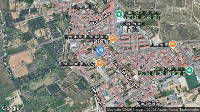 Ubicación de la subastas Subasta de vivienda en La Canonja