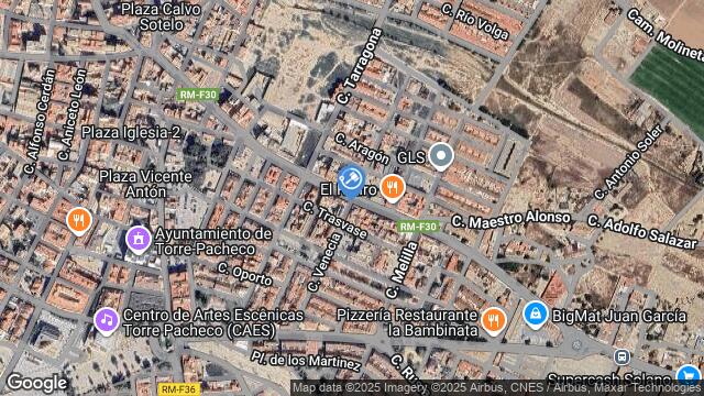 Ubicación de la subastas Subasta de local comercial en TORRE-PACHECO