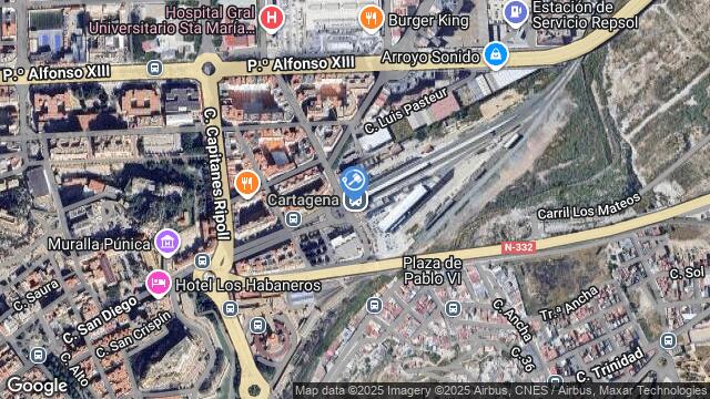 Ubicación de la subastas Subasta de el lentiscar  ( cartagena - murcia) en MURCIA