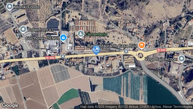 Ubicación de la subastas Subasta de finca rústica en LA APARECIDA-ORIHUELA