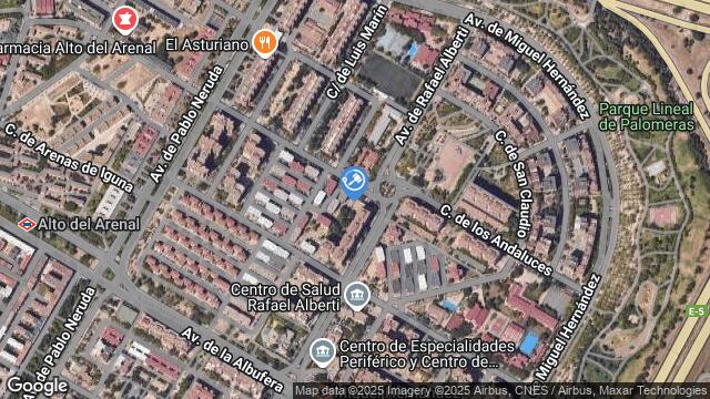 Ubicación de la subastas Subasta de garaje en MADRID