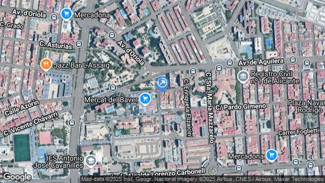 Ubicación de la subastas Subasta de vivienda en ALICANTE