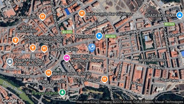 Ubicación de la subastas Subasta de vivienda en ARANDA DE DUERO