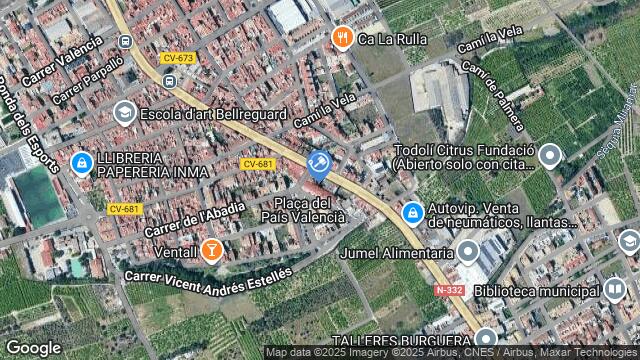 Ubicación de la subastas Subasta de solar en BELLREGUARD