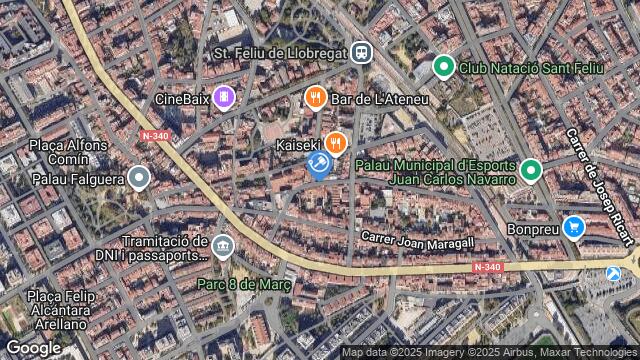 Ubicación de la subastas Subasta de solar en ESPLUGUES DE LLOBREGAT