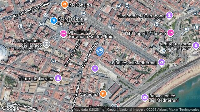 Ubicación de la subastas Subasta de vivienda en Tarragona