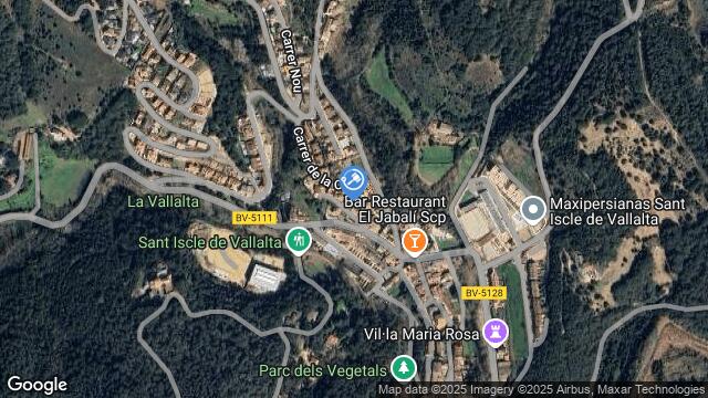 Ubicación de la subastas Subasta de finca rústica en St. Iscle de Vallalta y  St. Cebrià de Vallalta